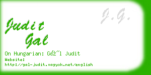judit gal business card